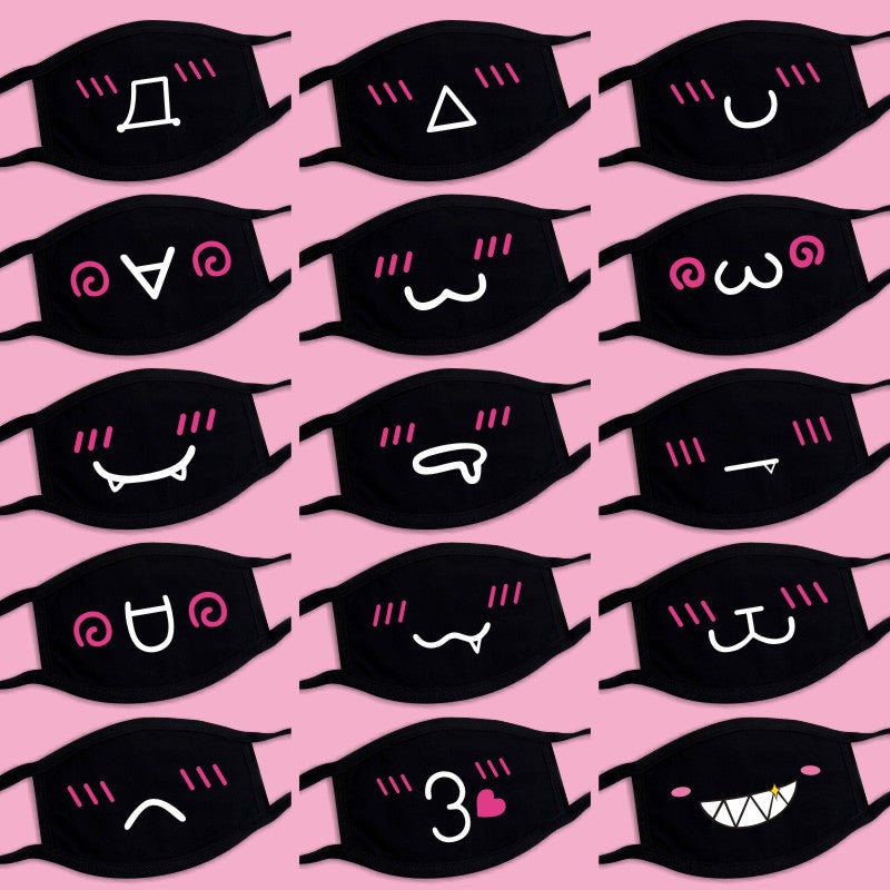 Emoji Face Femboy Mask