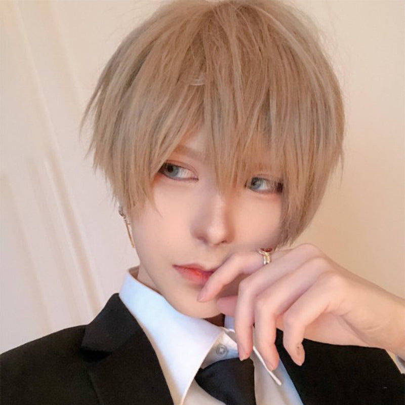 Short Bangs Femboy Wig