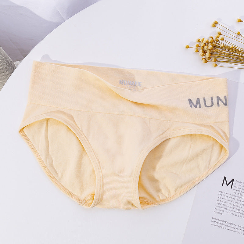 Close-up shot of a single pair of yellow Solid Sport Panties on a white background. Clean design focuses on femboy clothing, highlighting the minimalist style and comfort.