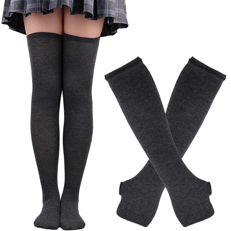 Femboy Thigh High Socks Set (Solid)