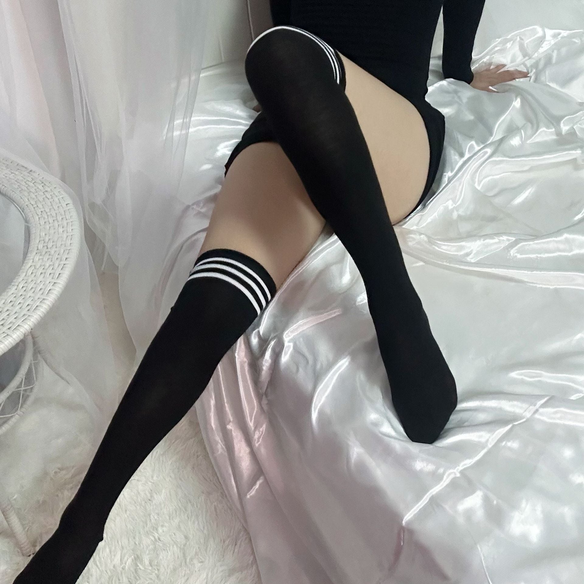 Classic Femboy Schoolgirl Stockings