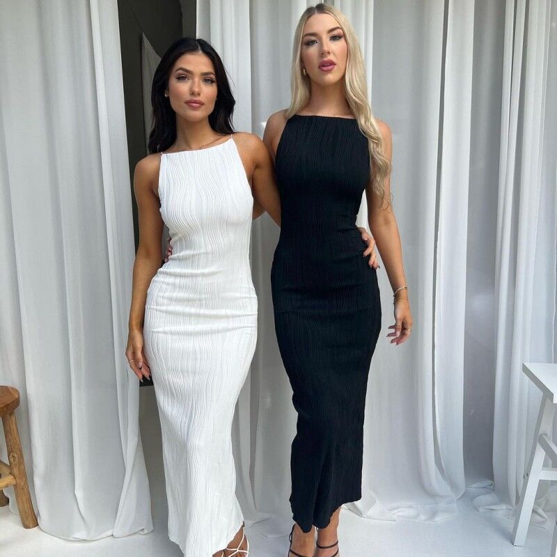 Femboy Strappy Maxi Dress