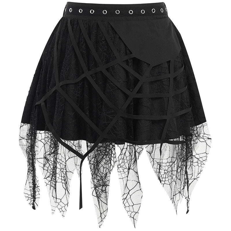 Gothic Punk Mini Skirt – Edgy Alternative Fashion