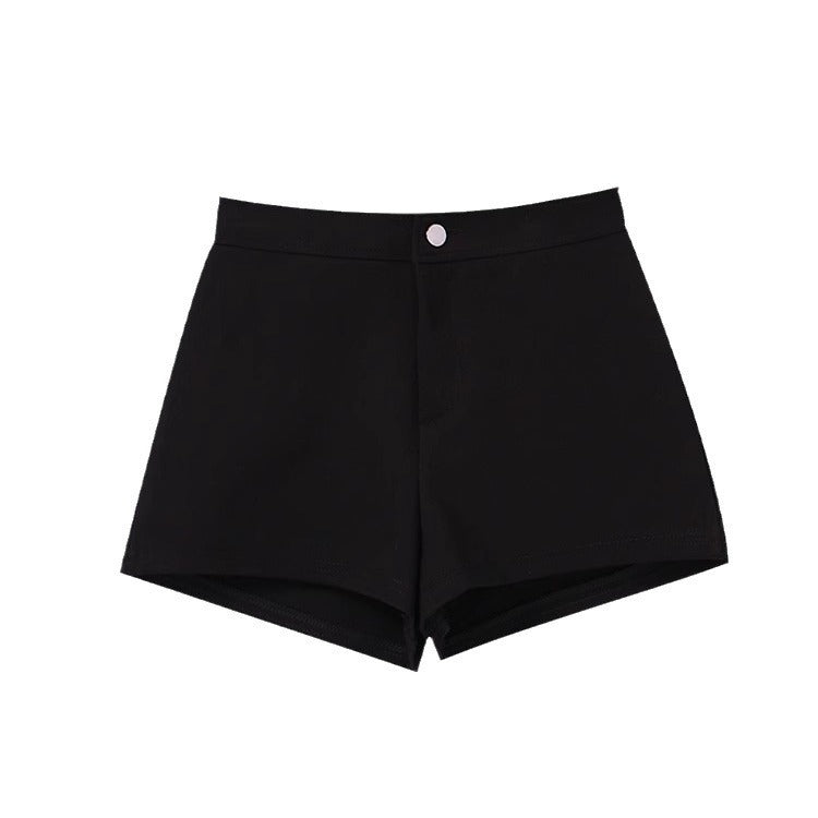 High-Waist Black Femboy Shorts