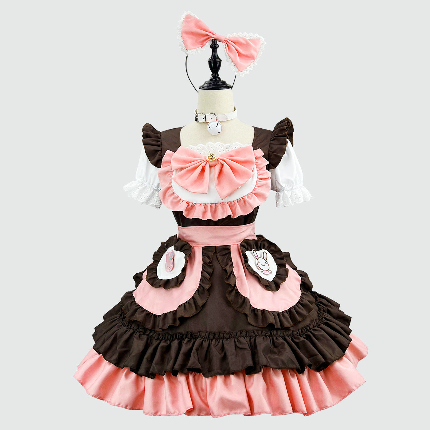 Femboy Kawaii Pink Maid Cosplay Dress