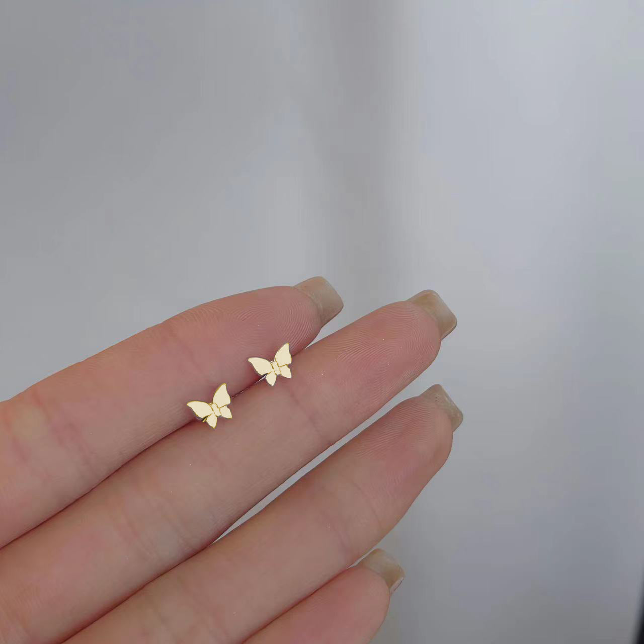 Minimalist Sterling Silver Stud Earrings