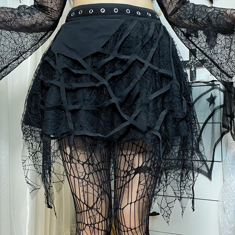 Gothic Punk Mini Skirt – Edgy Alternative Fashion