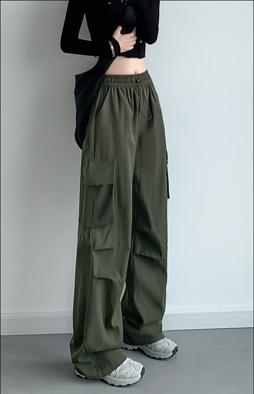 High-Waist Femboy Parachute Pants