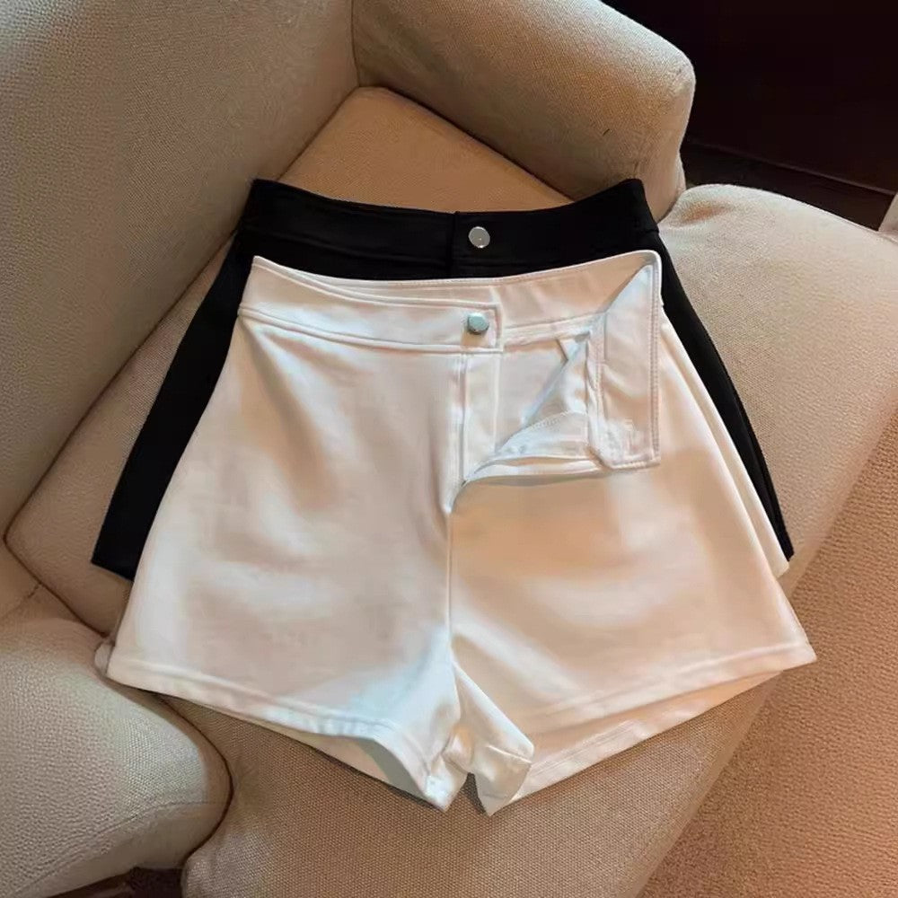 High-Waist Black Femboy Shorts