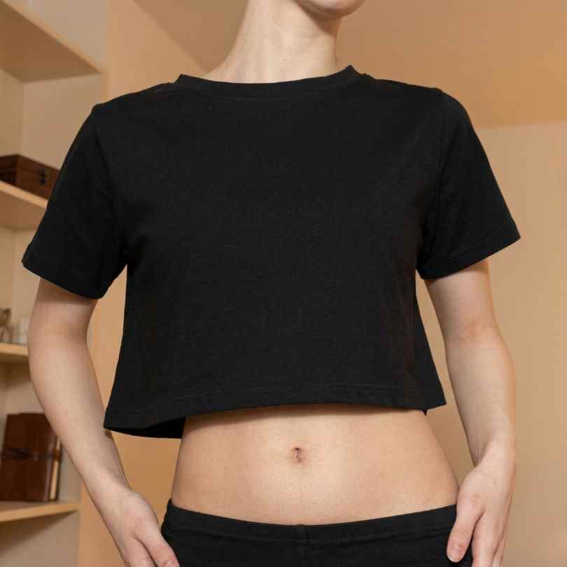 Loose Crop Top Tee