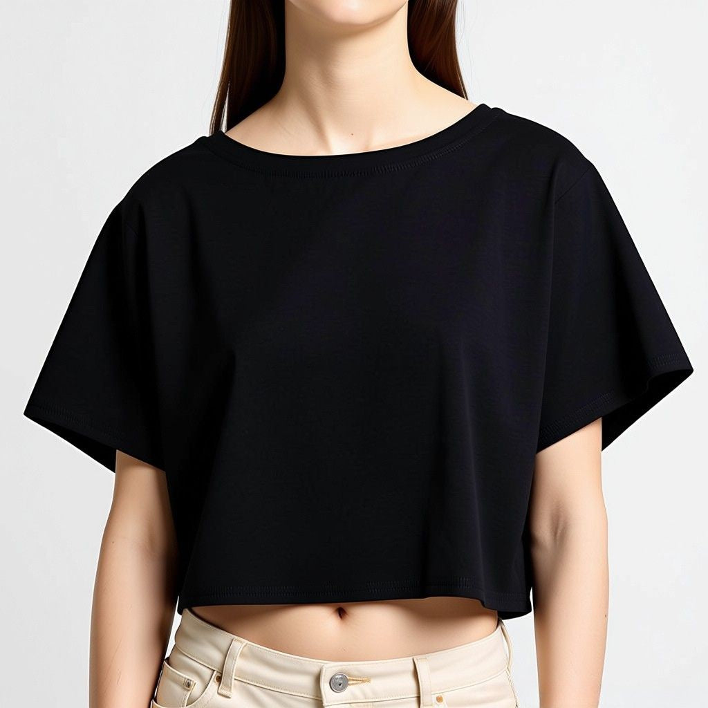 Loose Crop Top Tee