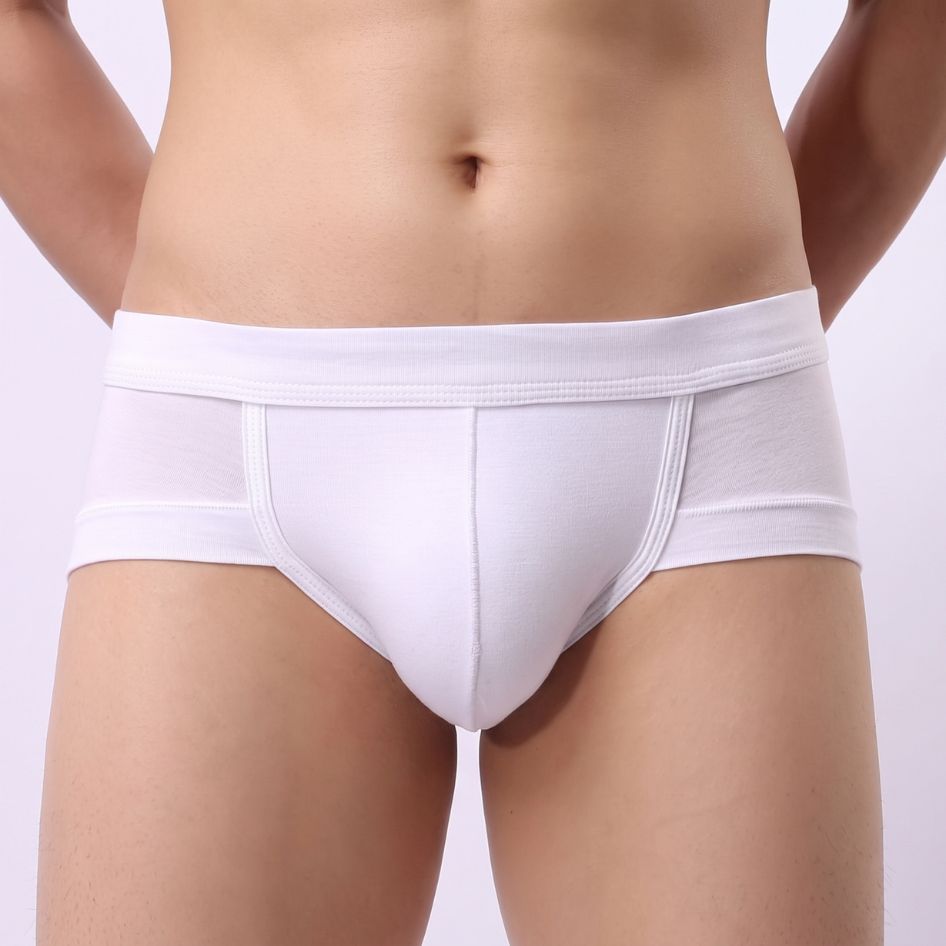 FemboyBox femboy underwear white contour pouch briefs low rise mens fit