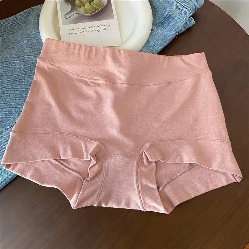 Flat-lay front shot of dusty pink Cotton Femboy Briefs, cute femboy panties.