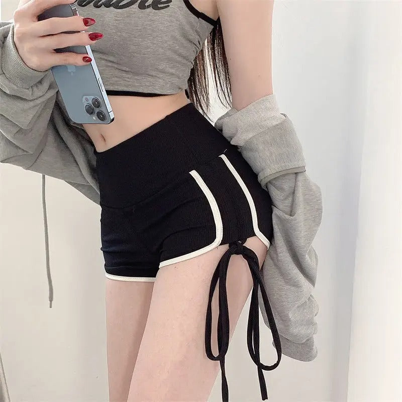 Drawstring Booty Shorts